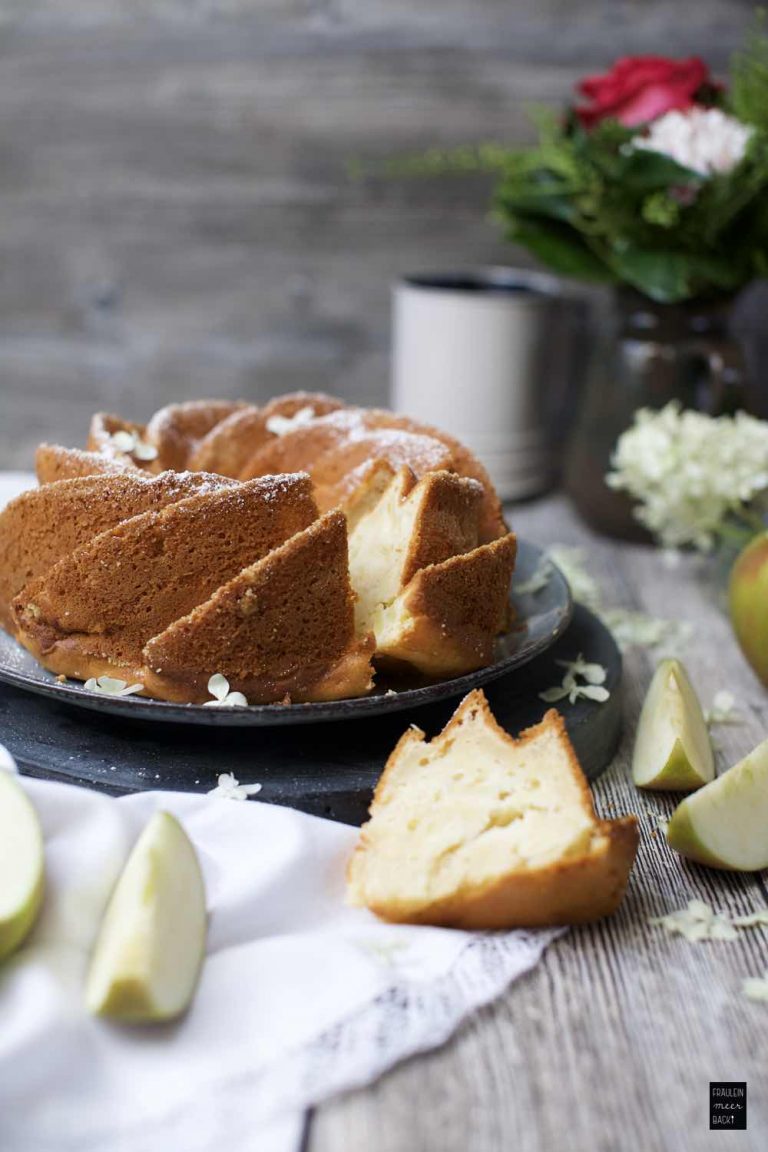 Schneller Apfel-Quark-Guglhupf - Fräulein Meer backt