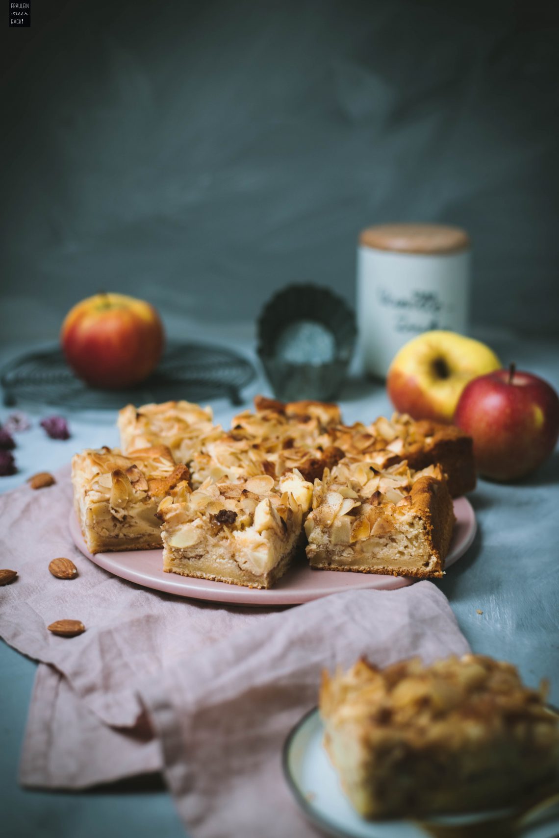 Apfel-Zimt-Kuchen vom Blech - Fräulein Meer backt